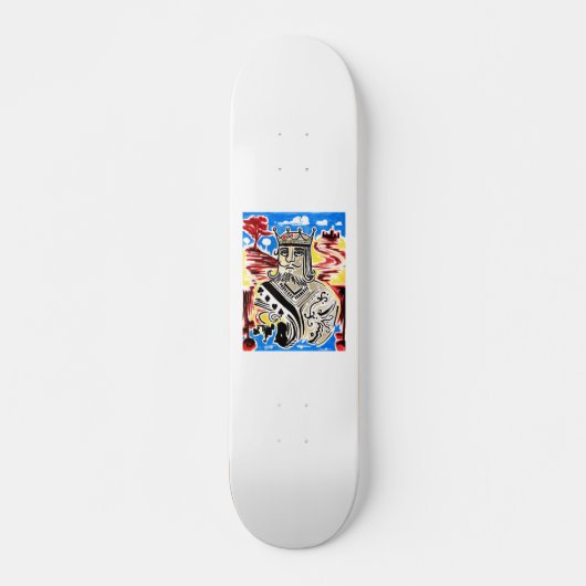 Skateboard Roi Des Cartes (Devant)