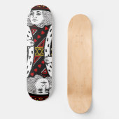 Skateboard Roi des coeurs (Recto)