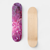 Skateboard Romantique rose floral élégant hydrangeas (Recto)