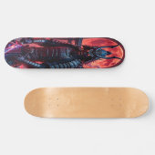 Skateboard Ronin de feu noir Édition 1 (Horz)