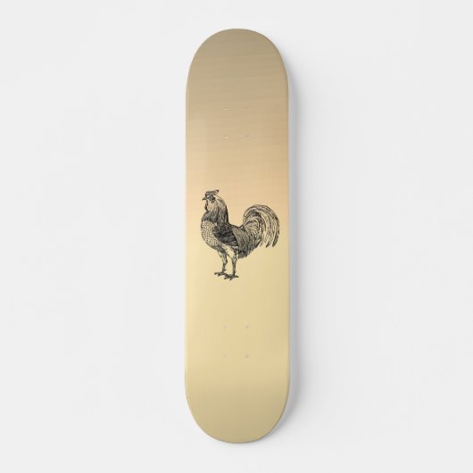 Skateboard Rooster rustique (Devant)