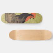 Skateboard Rooster Steinlen Cocorico (Horz)