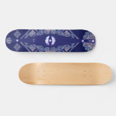 Skateboard Rosace bleue (Horz)