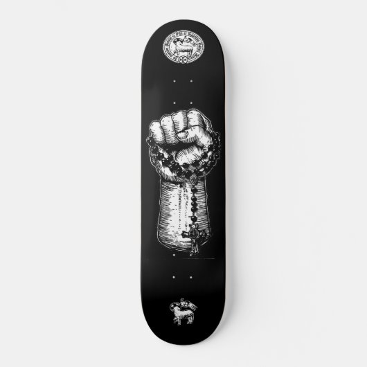 Skateboard Rosary Power Skateboard, pont 8 1/8" (Recto)