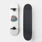 Skateboard Rose Arc-en-ciel (Recto)