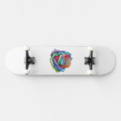 Skateboard Rose Arc-en-ciel (Horz)