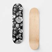 Skateboard Rose blanche (Recto)