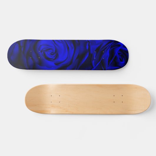 Skateboard Rose bleu (Horz)