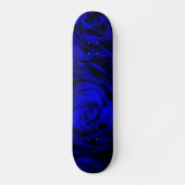 Skateboard Rose bleu (Devant)
