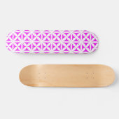 Skateboard Rose chaud moderne / Impression Fleur rétro (Horz)