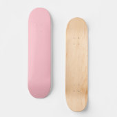 Skateboard Rose Clair Uni Couleur Pastel Féminin (Recto)