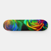 Skateboard Rose coloré (Horz)