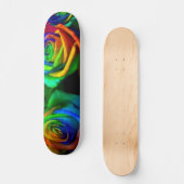 Skateboard Rose coloré (Recto)
