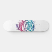 Skateboard Rose couleur de bonbons (Horz)