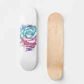 Skateboard Rose couleur de bonbons (Recto)