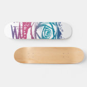 Skateboard Rose couleur de bonbons (Horz)