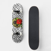 Skateboard Rose crâne (Recto)