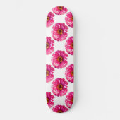Skateboard Rose Daisy, fleurs roses (Recto)