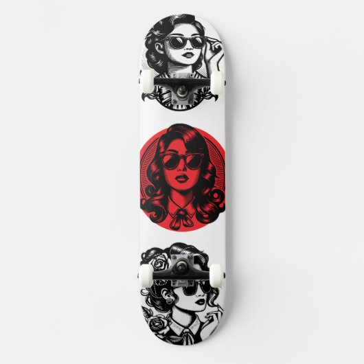Skateboard Rose de Tokyo (Recto)