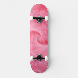 Skateboard rose et blanc