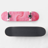 Skateboard rose et blanc (Horz)
