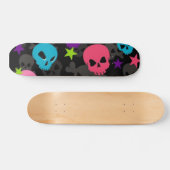 skateboard rose et bleu (Horz)