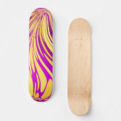 skateboard rose et or (Recto)