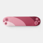 Skateboard Rose floral rétro (Horz)