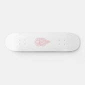 Skateboard Rose foncé, Agany à chasse, Design décoratif (Horz)