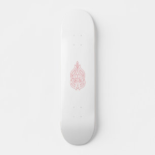 Skateboard Rose foncé, Agany à chasse, Design décoratif