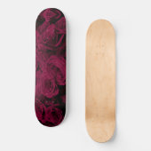 Skateboard Rose foncé magenta rouge bordeaux (Recto)