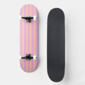 Skateboard Rose Géométrique (Recto)