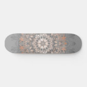 Skateboard Rose Gold Floral Mandala Girly (Horz)