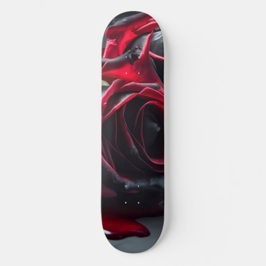 Skateboard Rose gothique (Recto)