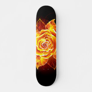Skateboard Rose incendie en floraison