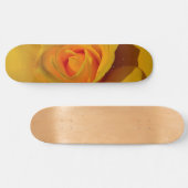 Skateboard Rose jaune, jaune orangé (Horz)