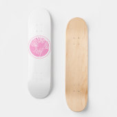 Skateboard rose mignon d'anime de muuhh (Recto)