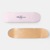 Skateboard Rose Monogrammée Tendance (Horz)