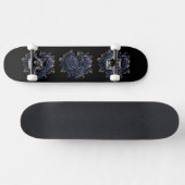 Skateboard Rose noir (Horz)