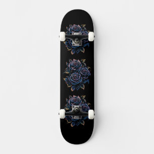 Skateboard Rose noir