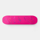 Skateboard Rose par 6 ans Chy (Horz)