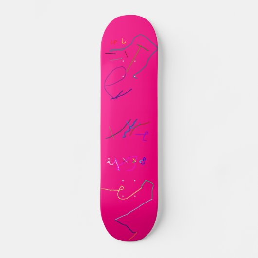 Skateboard Rose par 6 ans Chy (Recto)
