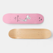 Skateboard rose pinup 23, touché, touché, touché, touché,... (Horz)