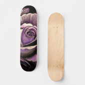Skateboard Rose pourpre (Recto)