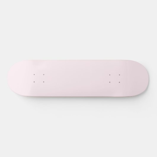 Skateboard Rose rose pâle rose pâle blanc pastel couleur soli (Horz)