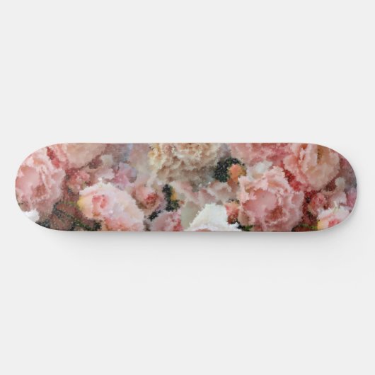 Skateboard rose rose pastel Abstrait (Horz)