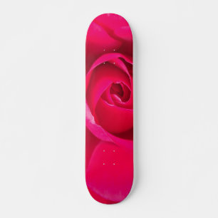 Skateboard Rose rouge rose romantique v2