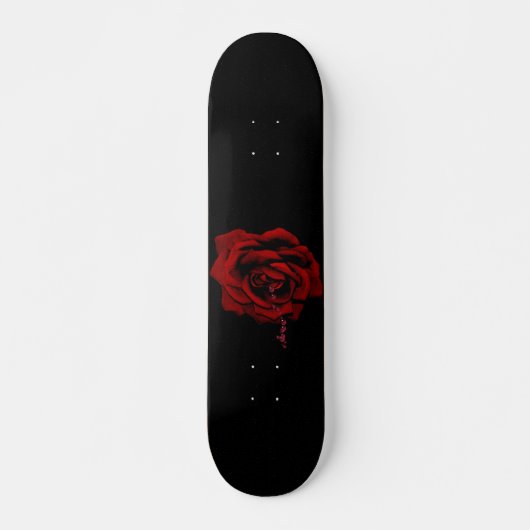 Skateboard Rose saignant (Devant)