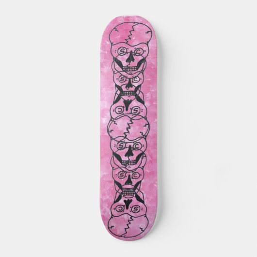 Skateboard rose skuleboard, devil (Recto)