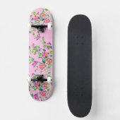 Skateboard Rose vintage - pois (Recto)